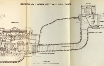 Trollhättan power plant, schematics