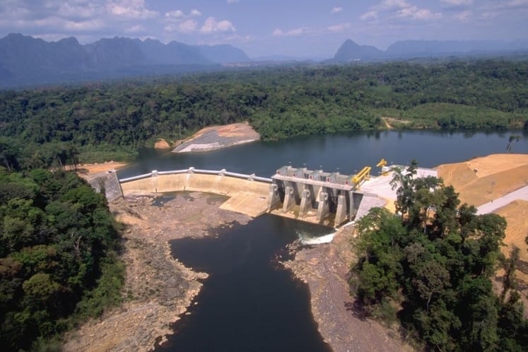 Theun Hin Boun hydroelectric power plant in Laos