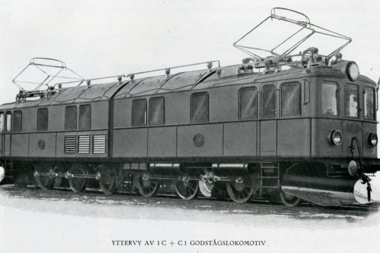 Goods train locomotive