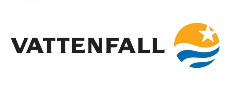 Vattenfall logotype 1992–