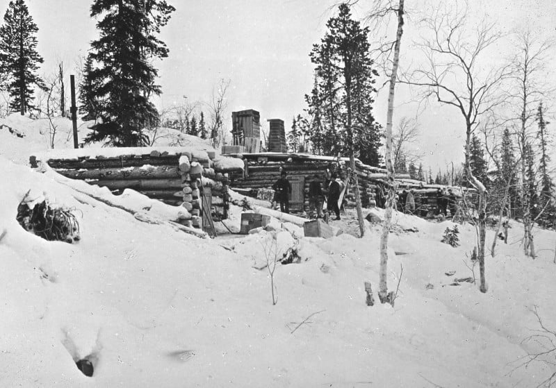 Workers' huts in Porjus