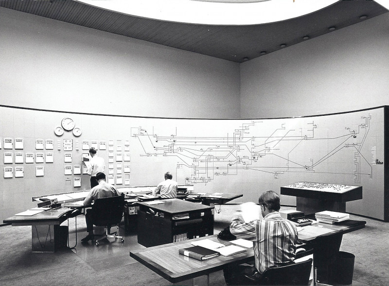 Control room from 1971 Control room from 1971