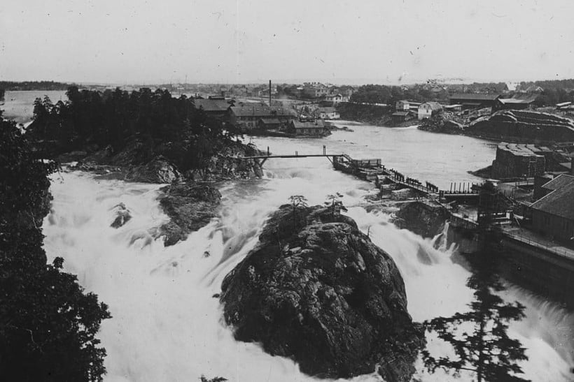 The Toppö falls in Trollhättan.
