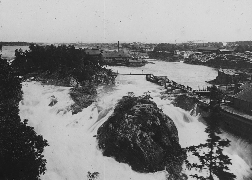 The Toppö falls in Trollhättan.