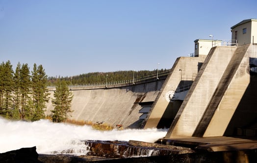 Stadsforsen hydro power plant. Photo: Hans Blomberg (2005) Stadsforsen hydro power plant. Photo: Hans Blomberg (2005)