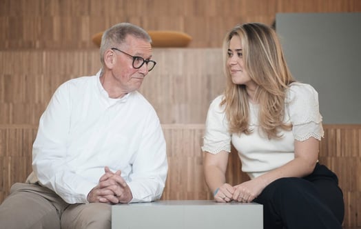 Lars ”Joel” Joelsson and Signe Rosenblad – Vattenfall employees from different generations Lars ”Joel” Joelsson and Signe Rosenblad – Vattenfall employees from different generations